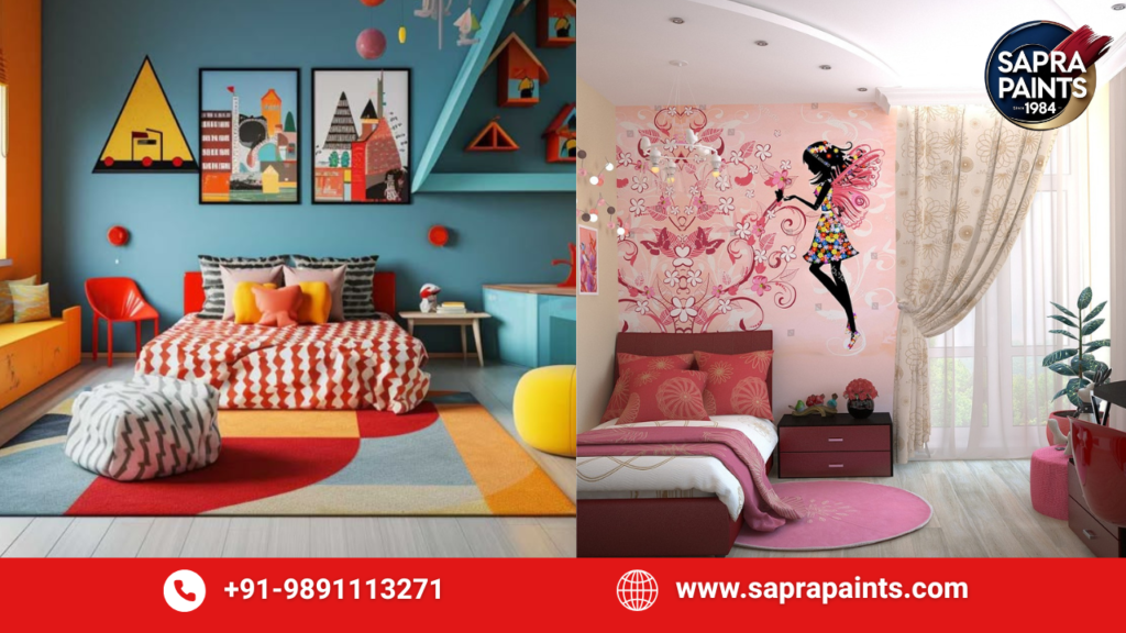 Wall Paint Ideas for Kids’ Bedrooms