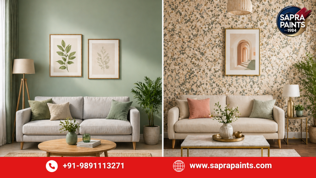 Paint vs Wallpaper